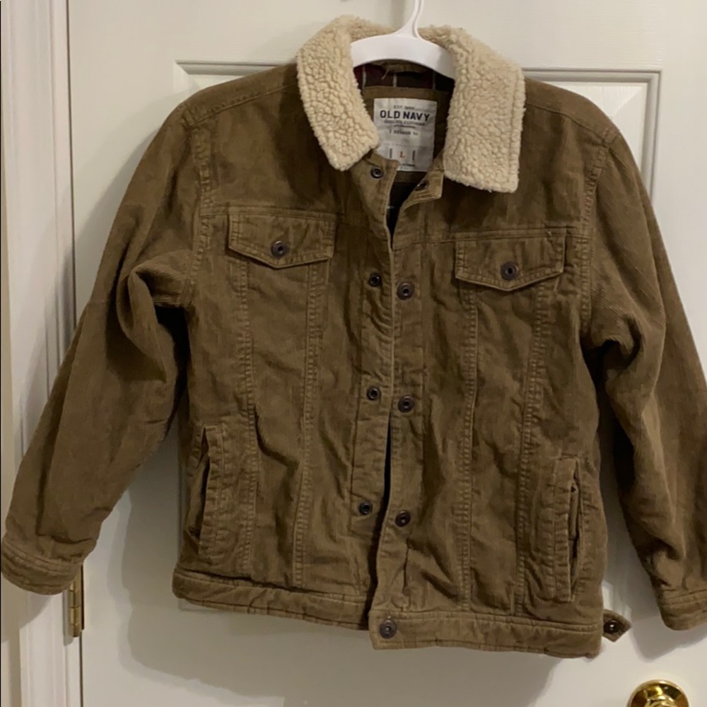 Boy’s Old Navy Corduroy with Wool Nappa Collar